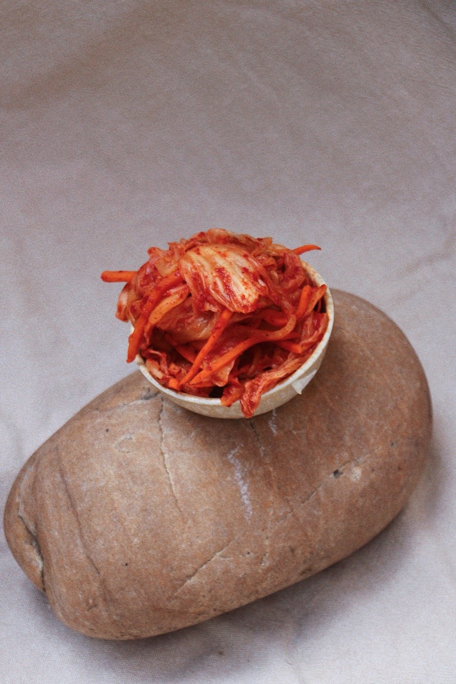 Kimchi na chlebu