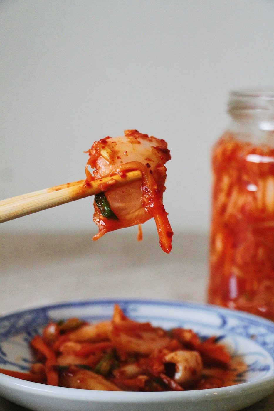 Kimchi hůlkami