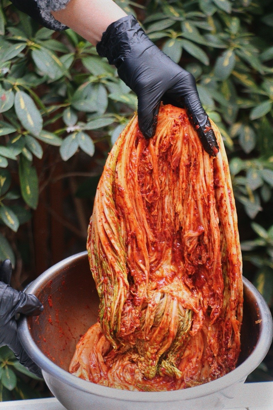 Výroba kimchi